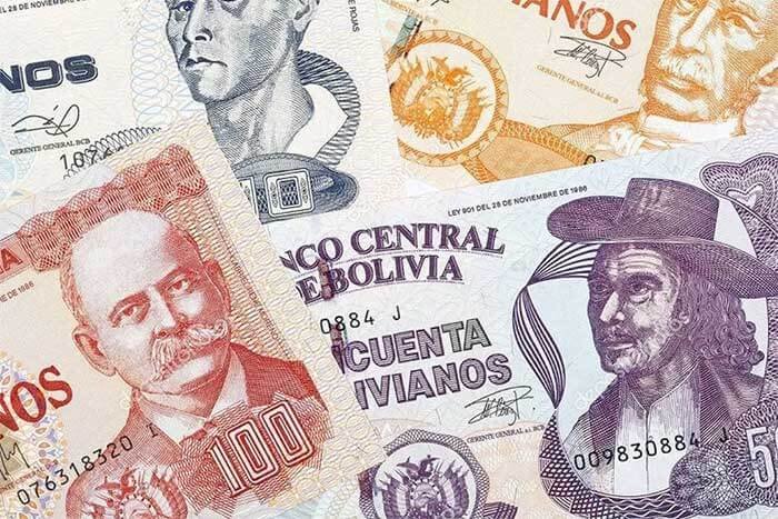 cambiar moneda pesos bolivianos dolares